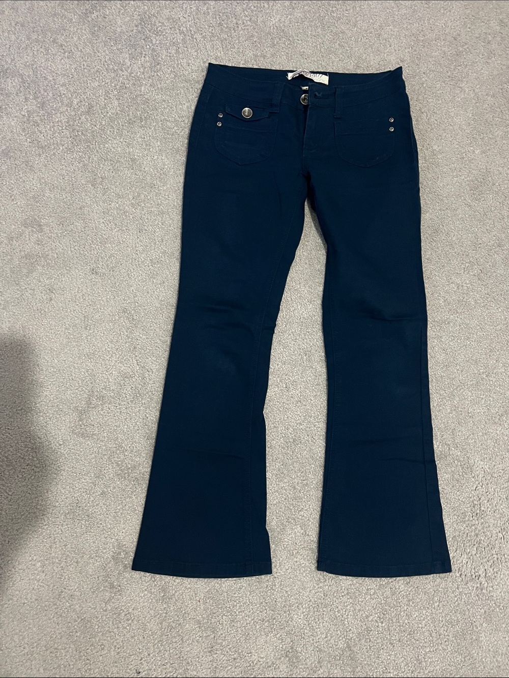 Women’s Navy Flared Jeans